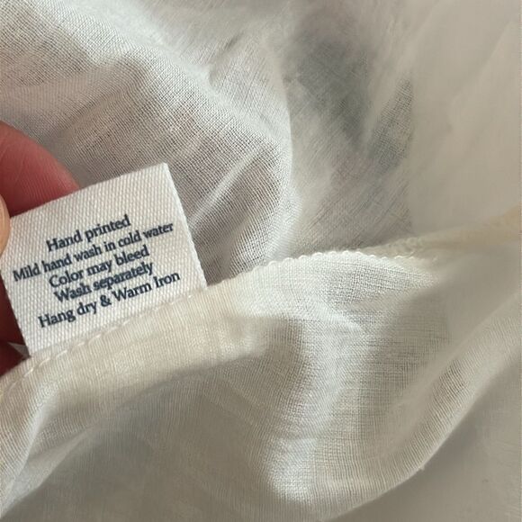 Beau & Ro Floral Indian Blockprint Maxi Dress S - Picture 7 of 7